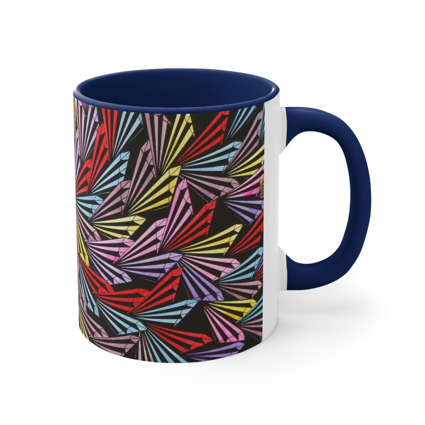 PINWHEEL Accent Coffee Mug, 11oz