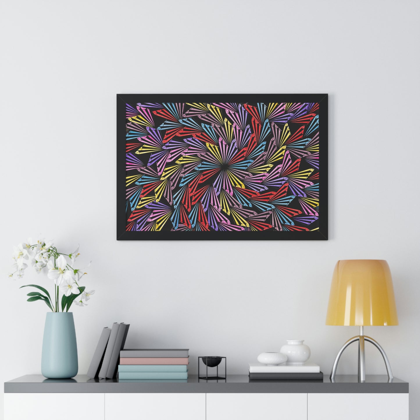 PINWHEEL Framed Horizontal Poster