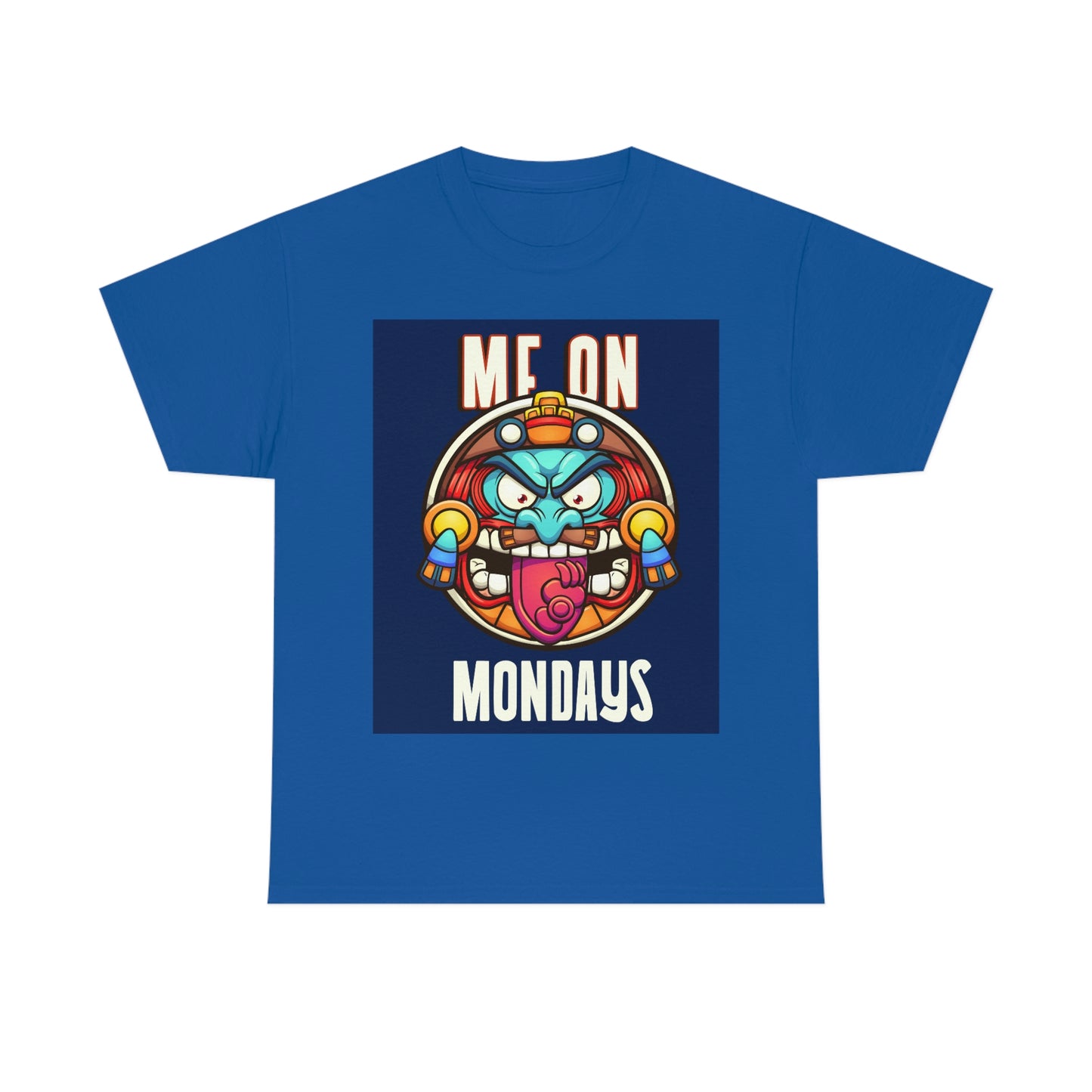 ME ON MONDAYS (BLUE) Unisex Heavy Cotton Tee