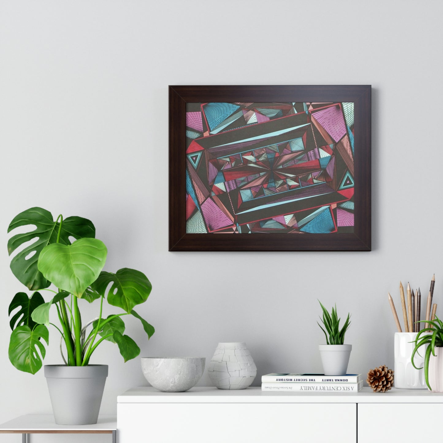 LIGHT DUO MEGALOPOLIS Framed Horizontal Poster