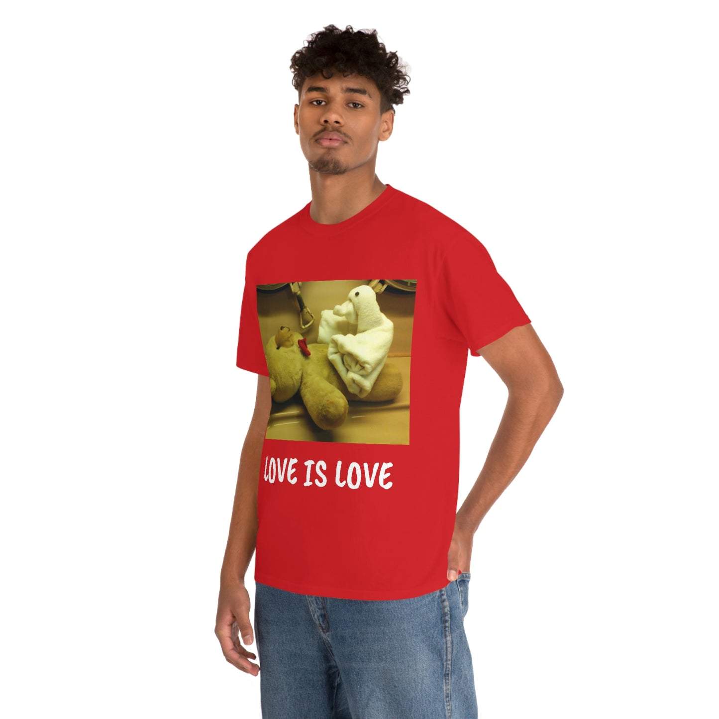 LOVE IS LOVE Unisex Heavy Cotton Tee