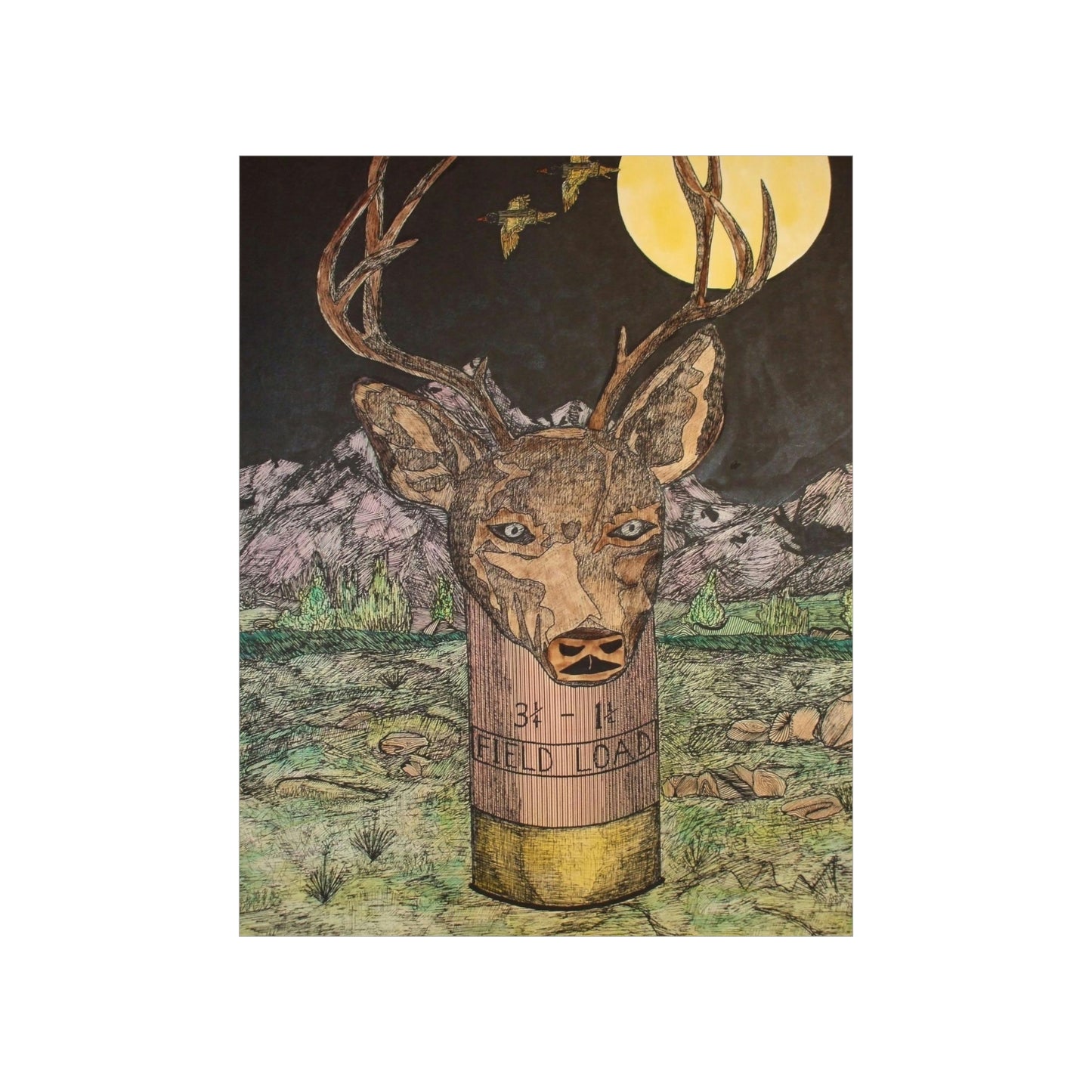 BUCKSHOT Premium Matte Vertical Posters