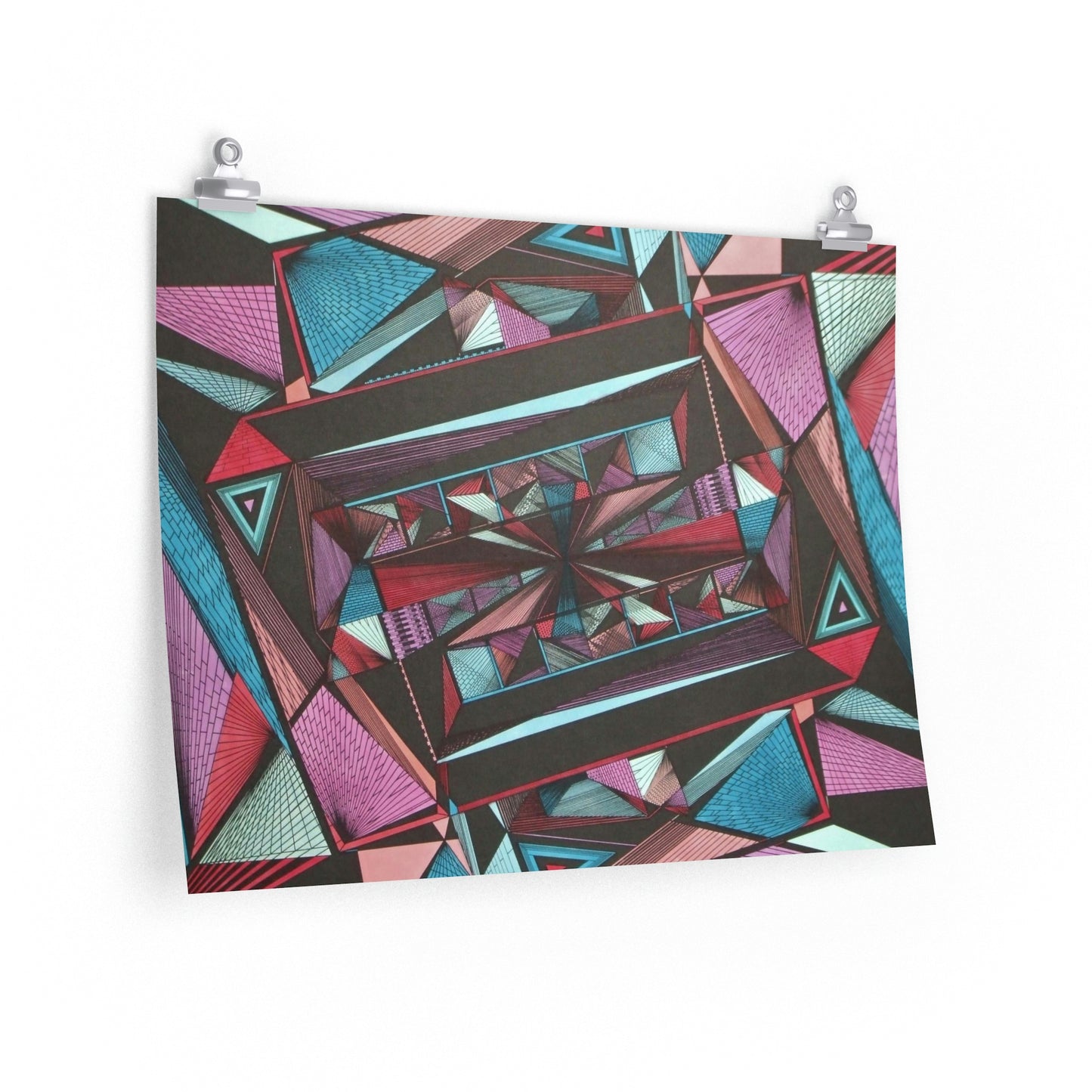 LIGHT DUO MEGALOPOLIS Premium Matte horizontal posters