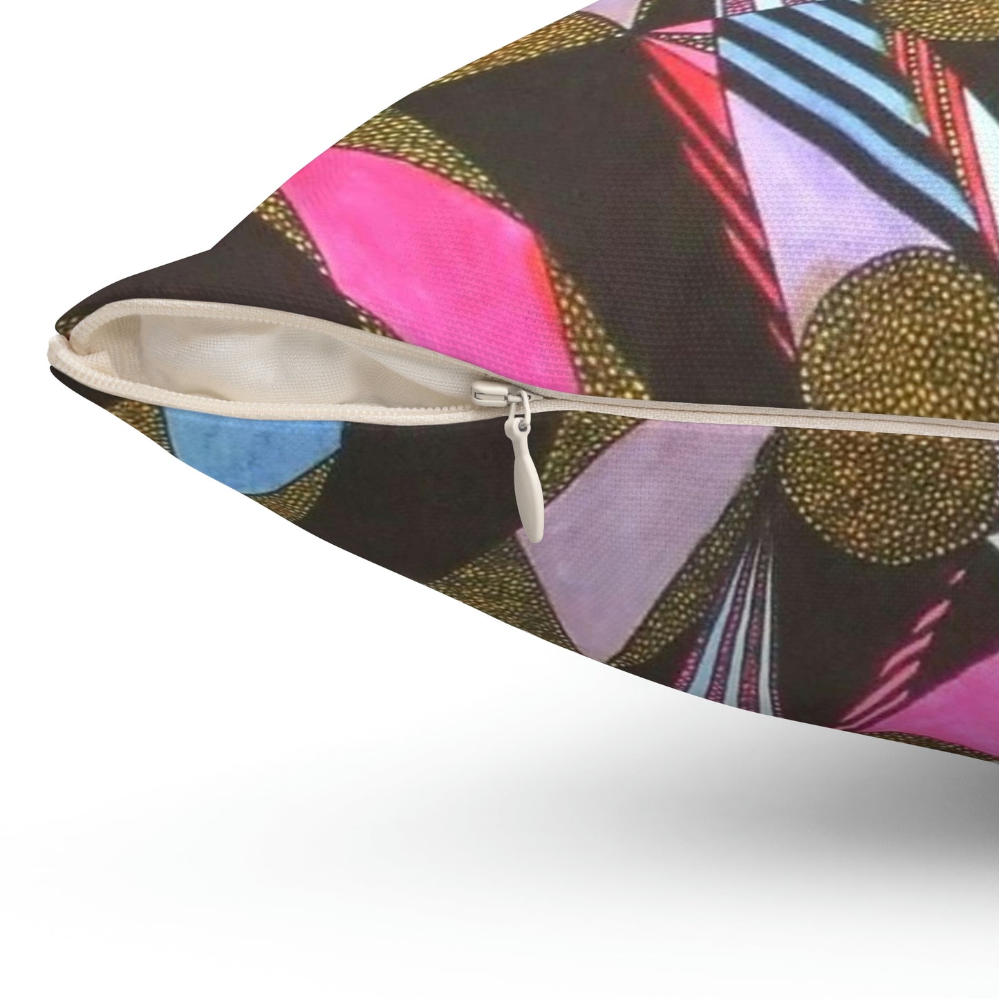 ABSTRACT COLONNADE Spun Polyester Square Pillow