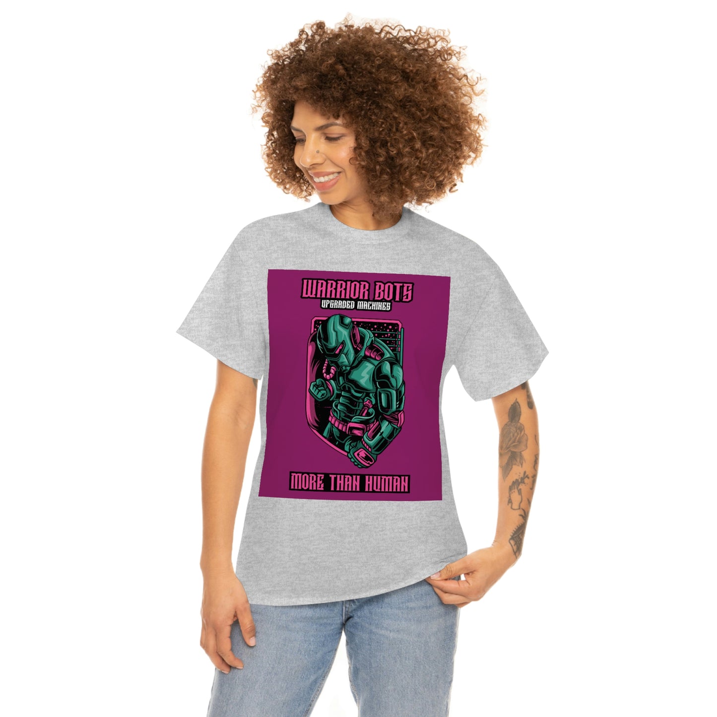 WARRIOR BOTS Unisex Heavy Cotton Tee