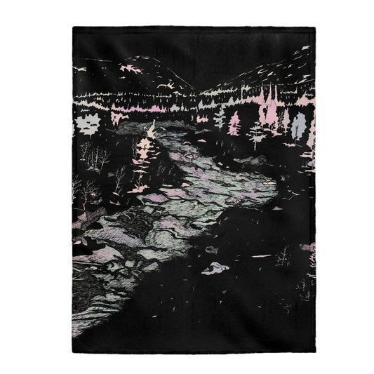 WONDERLUST Velveteen Plush Blanket