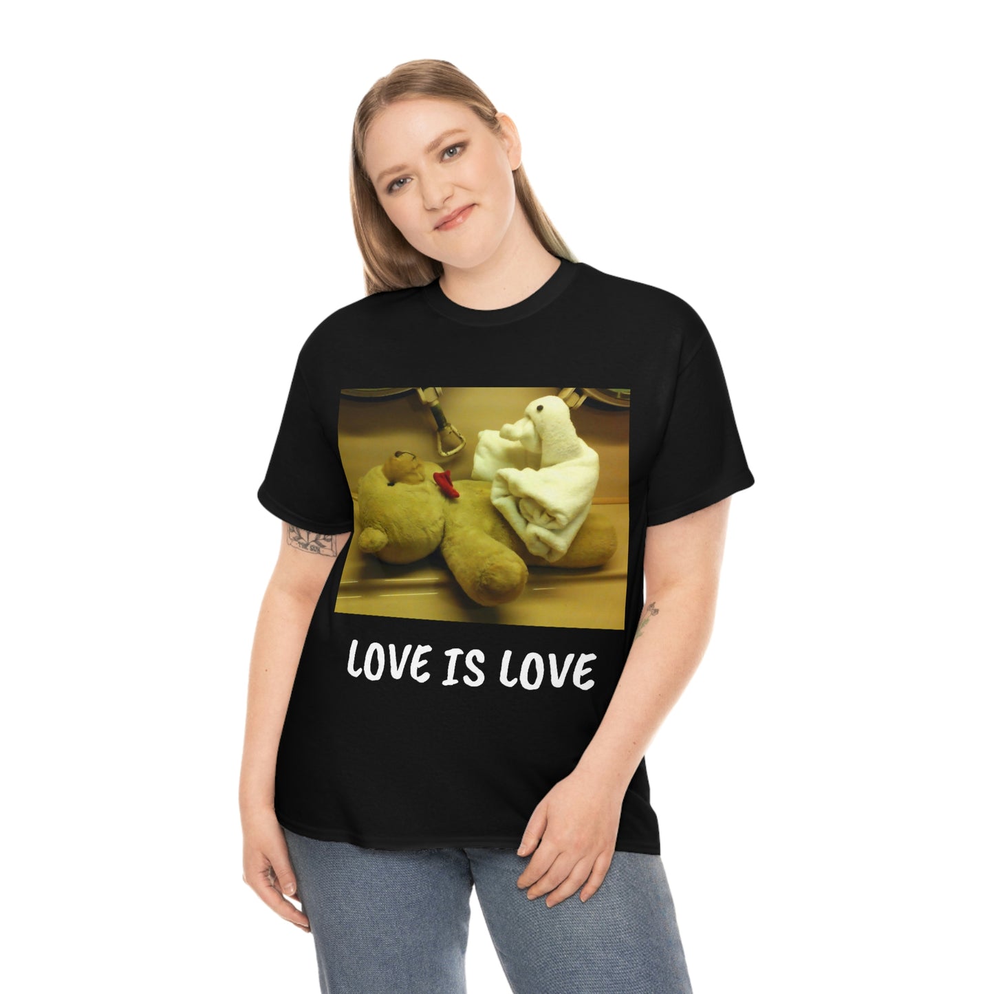 LOVE IS LOVE Unisex Heavy Cotton Tee