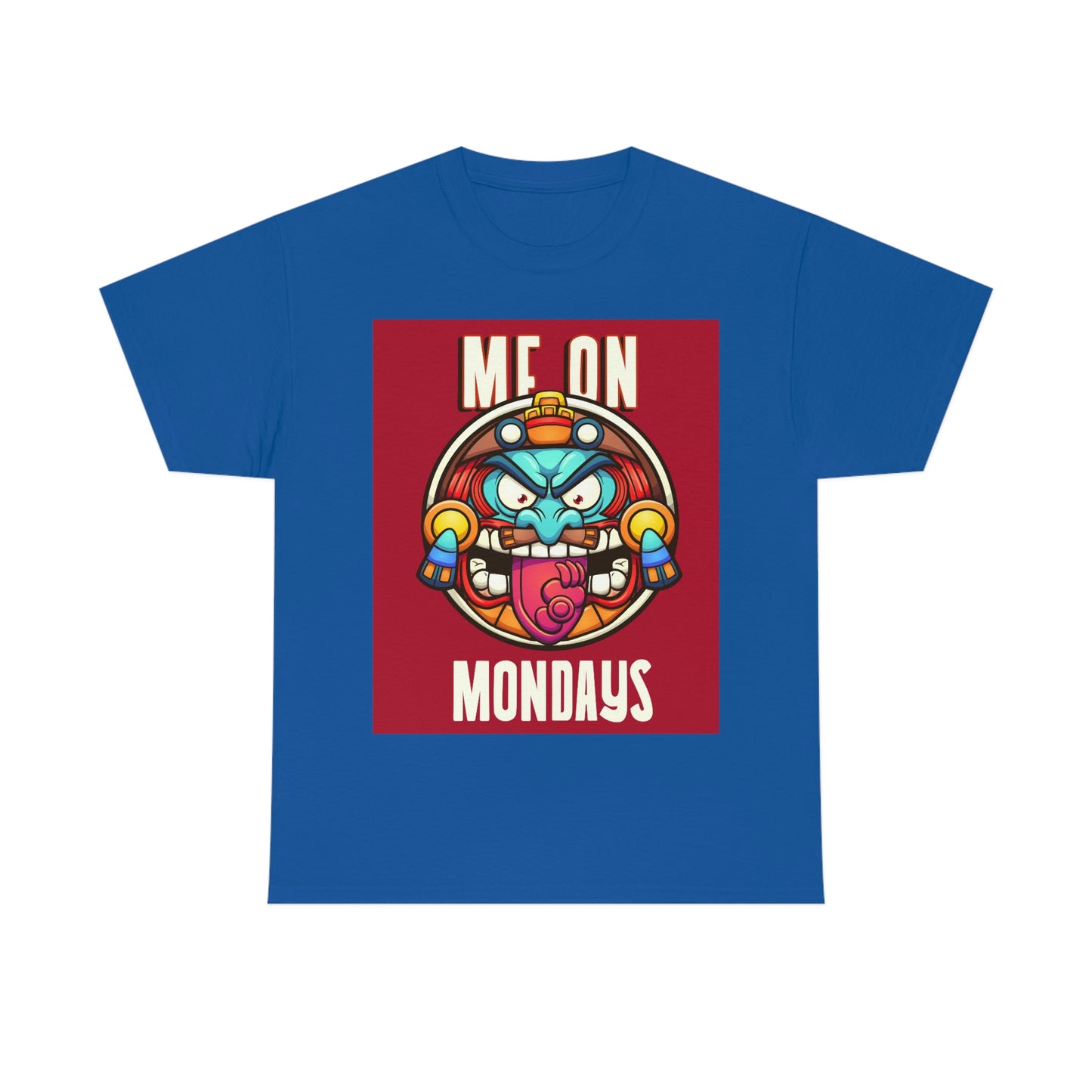 ME ON MONDAYS (RED) Unisex Heavy Cotton Tee