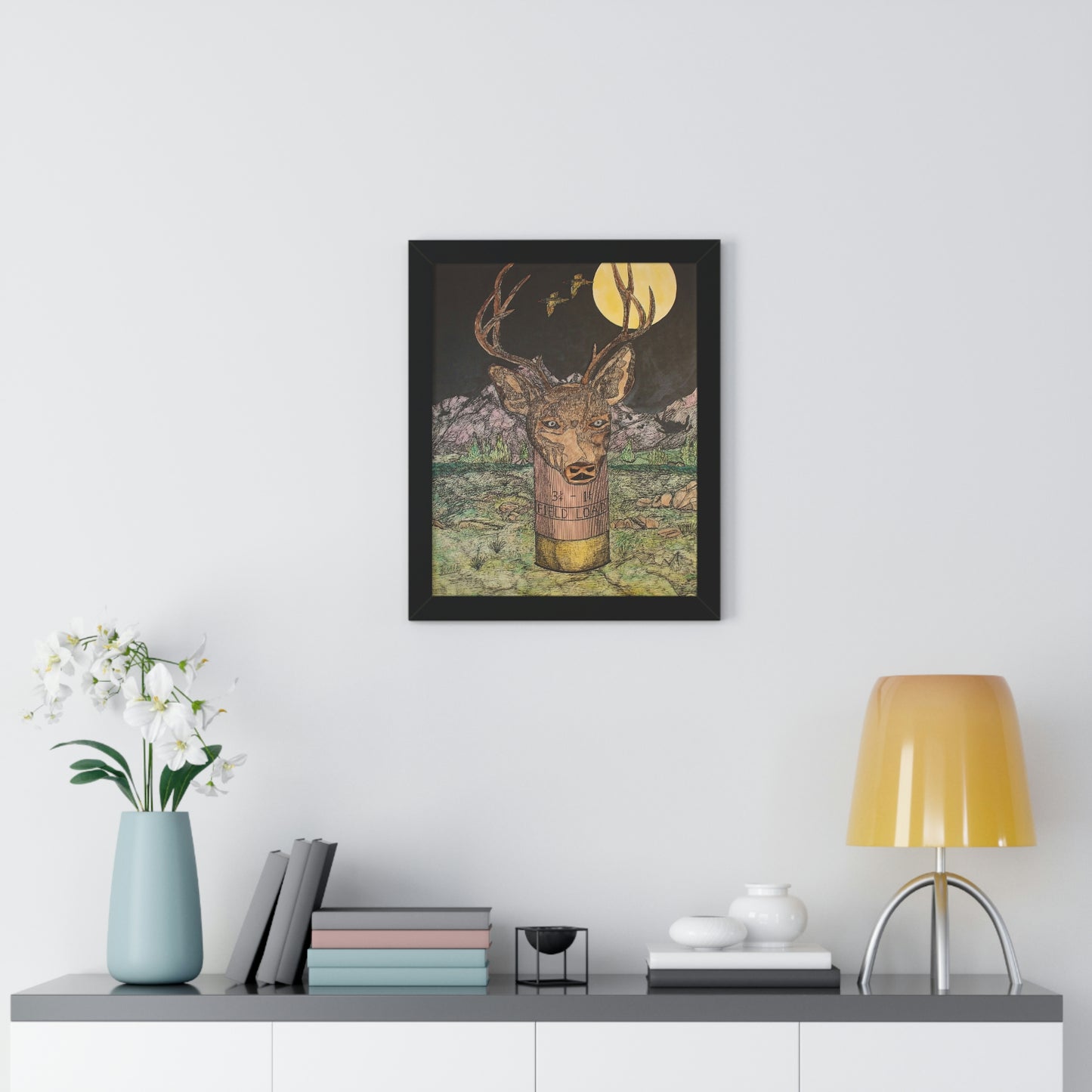 BUCKSHOT Framed Vertical Poster