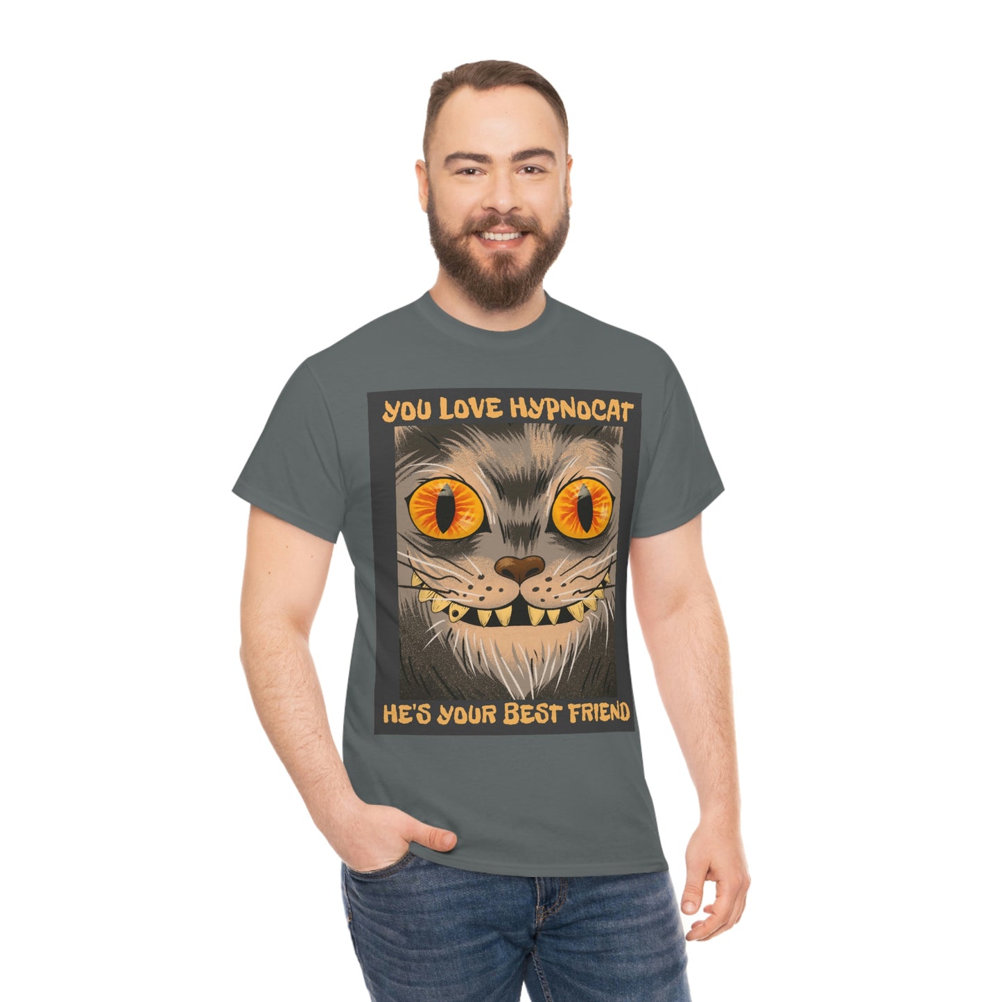YOU LOVE HYPNOCAT Unisex Heavy Cotton Tee