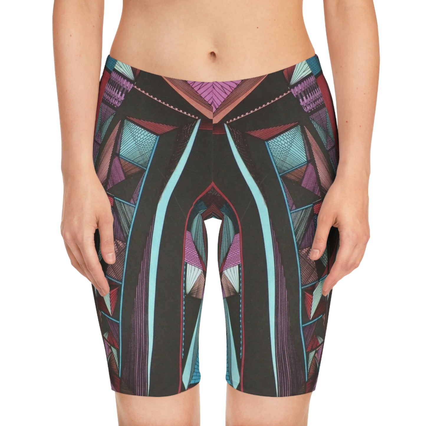 DUO MEGALOPOLIS Women's Bike Shorts
