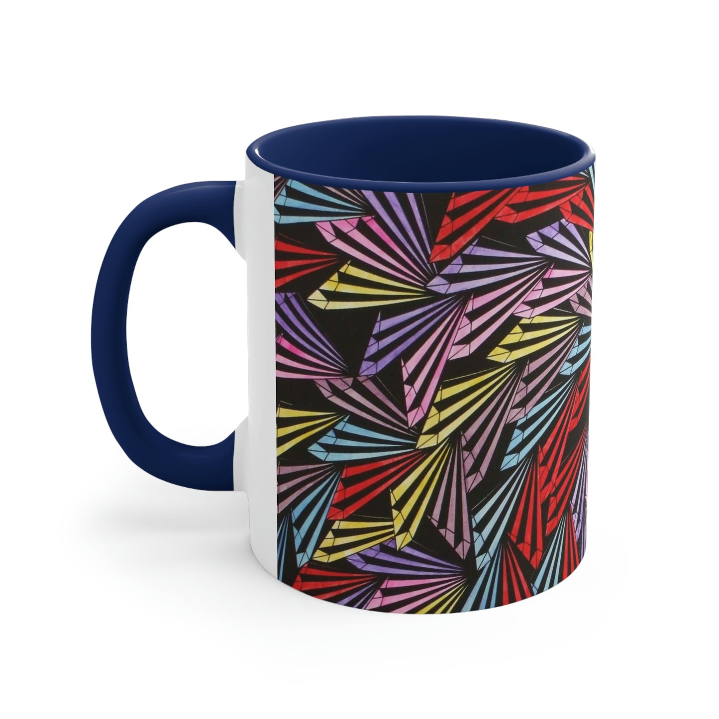 PINWHEEL Accent Coffee Mug, 11oz