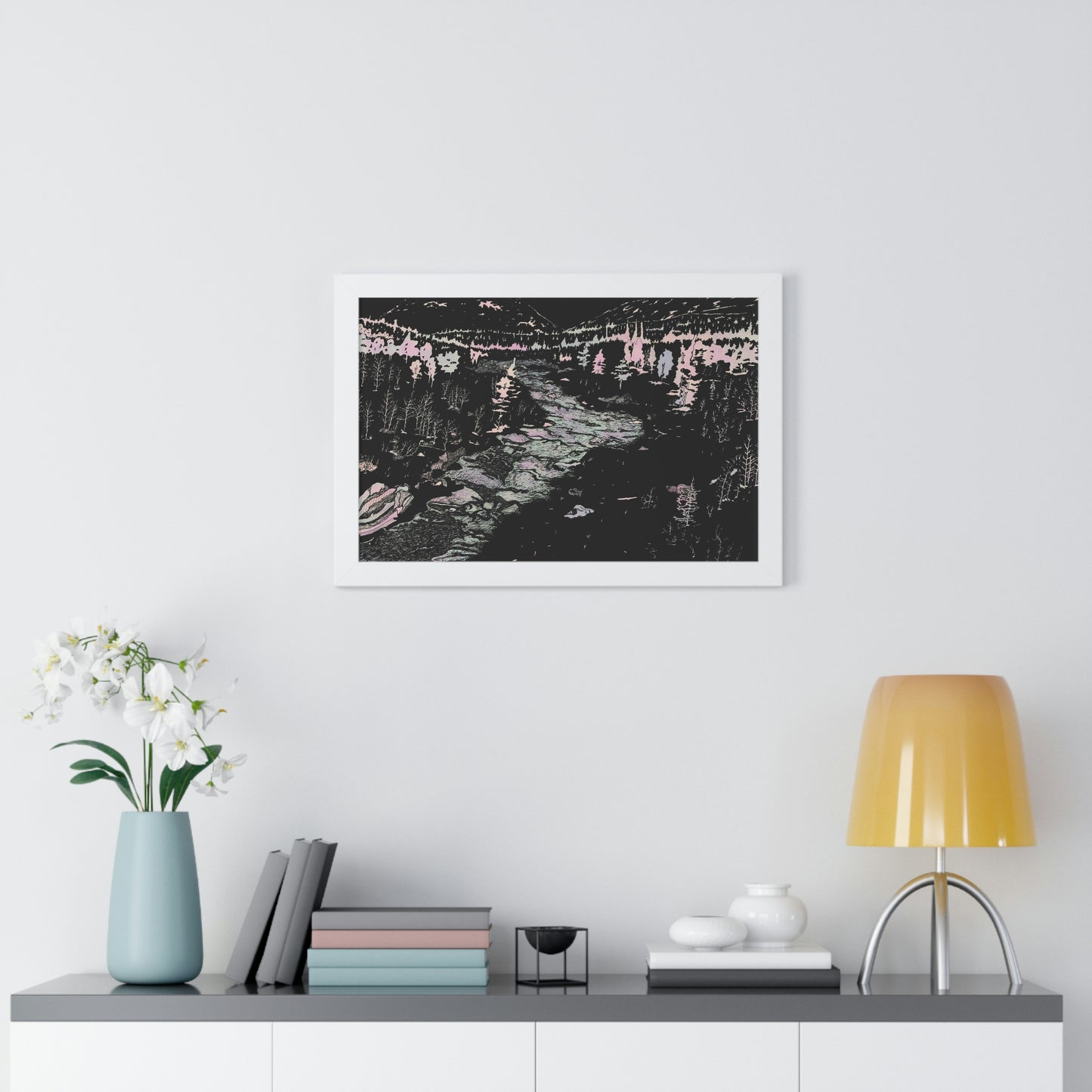 WONDERLUST Framed Horizontal Poster
