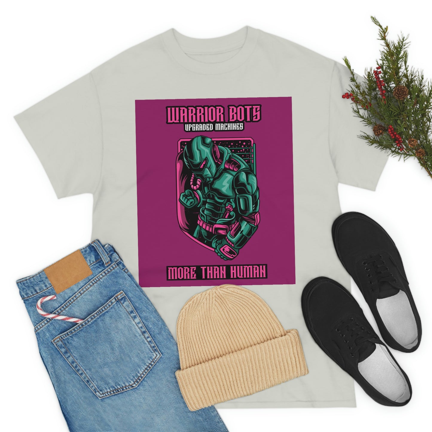 WARRIOR BOTS Unisex Heavy Cotton Tee