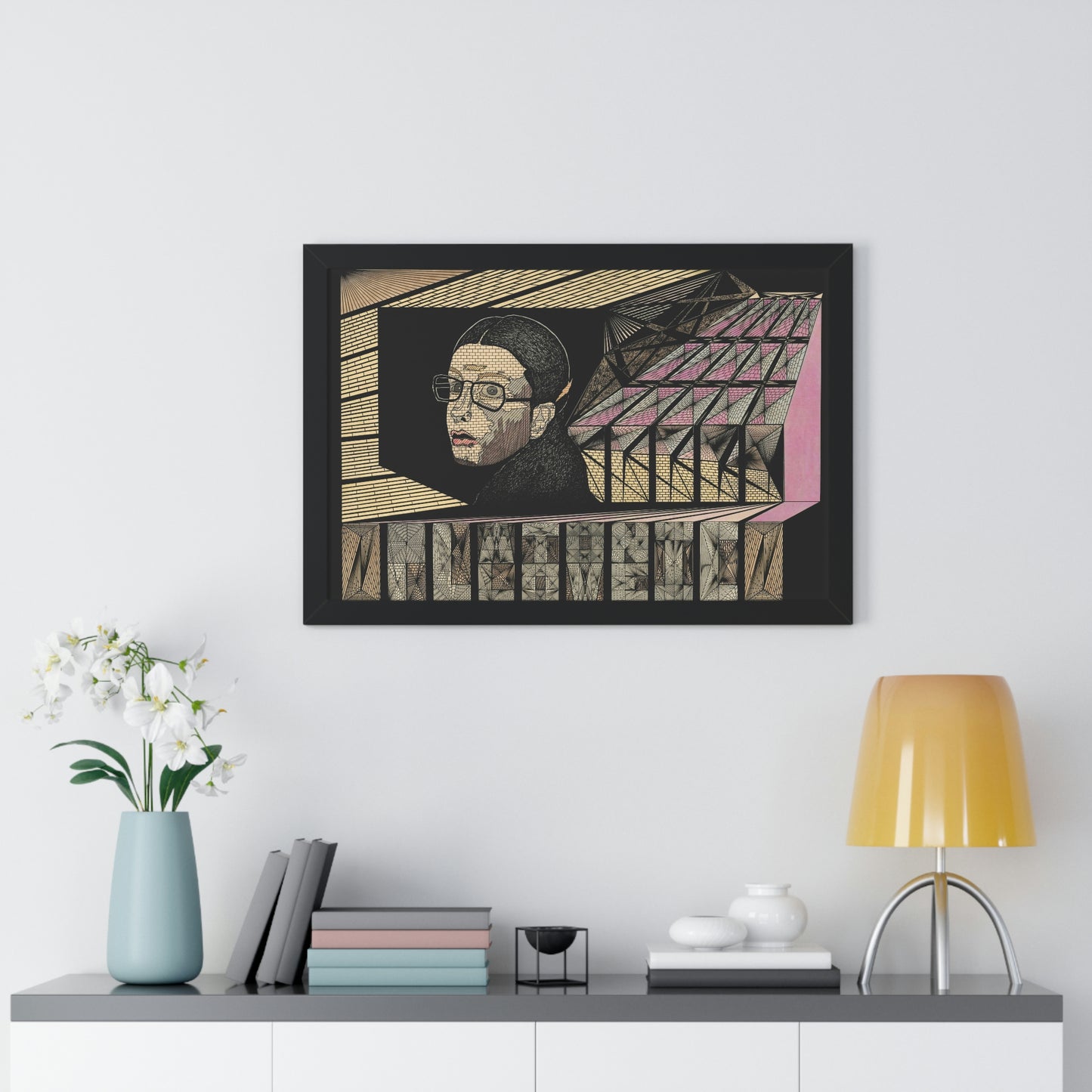 PLATONIC LOVE Framed Horizontal Poster