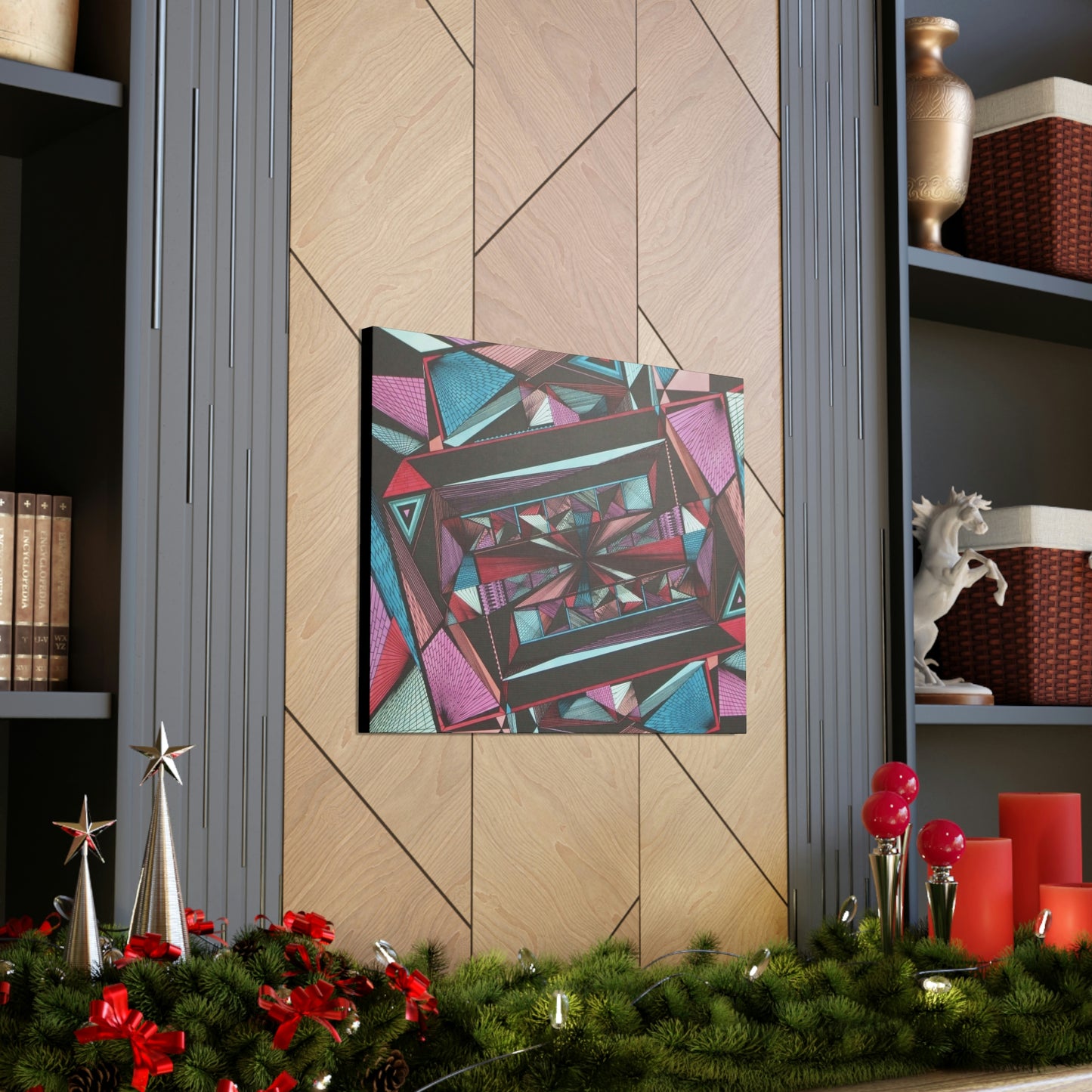 LIGHT DUO MEGALOPOLIS Canvas Gallery Wraps