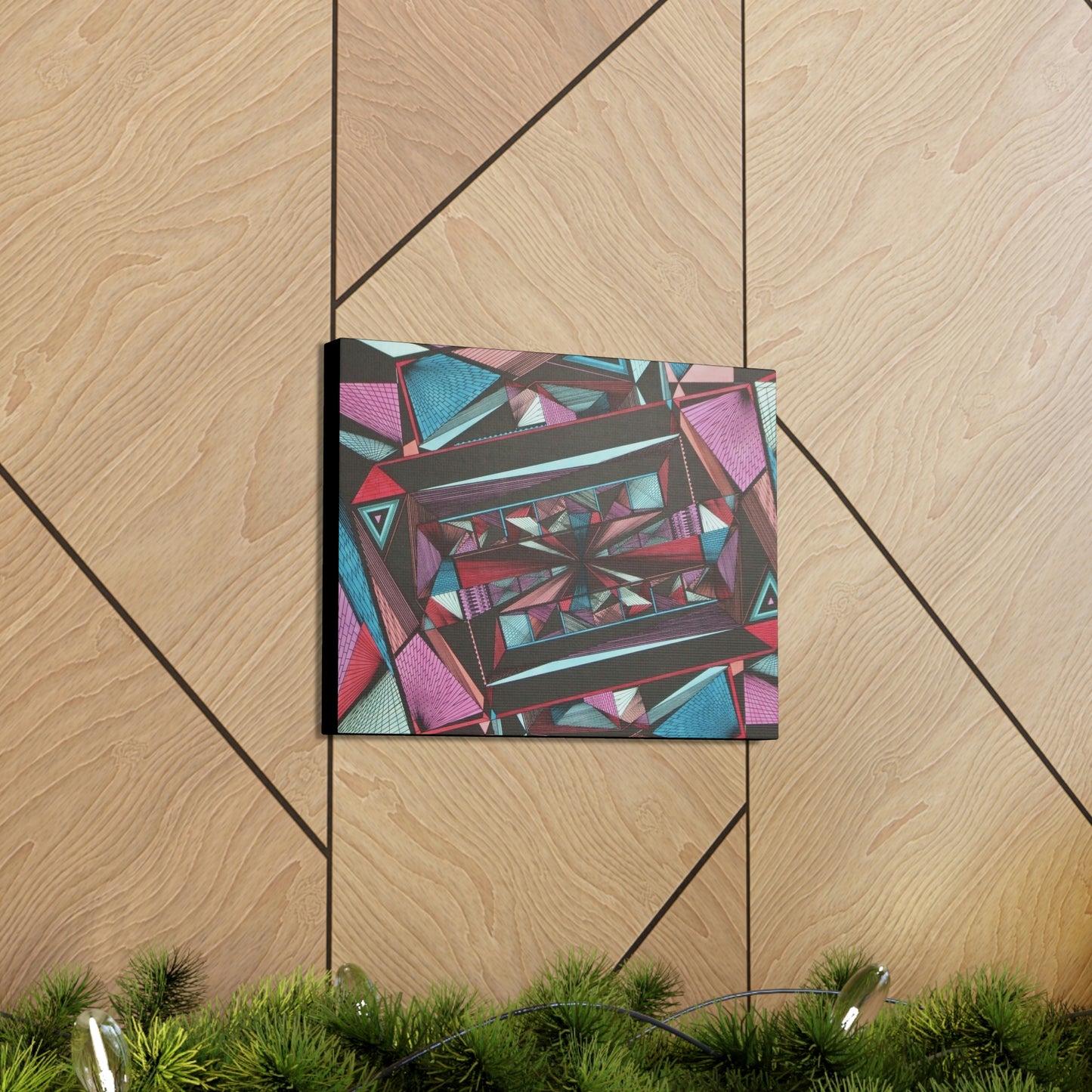 LIGHT DUO MEGALOPOLIS Canvas Gallery Wraps