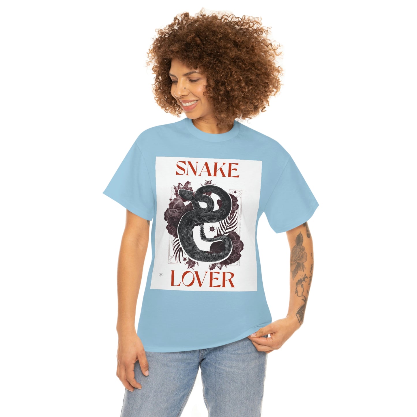 SNAKE LOVER Unisex Heavy Cotton Tee