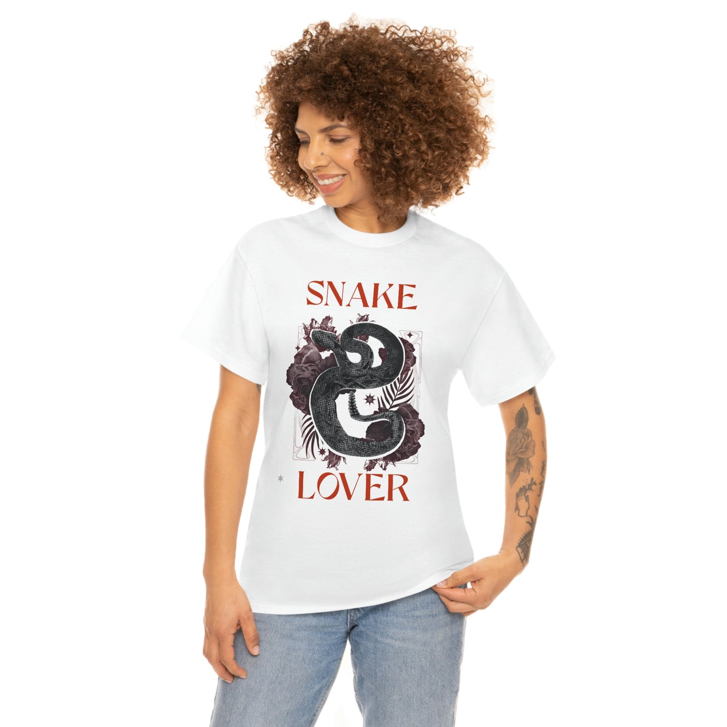 SNAKE LOVER Unisex Heavy Cotton Tee