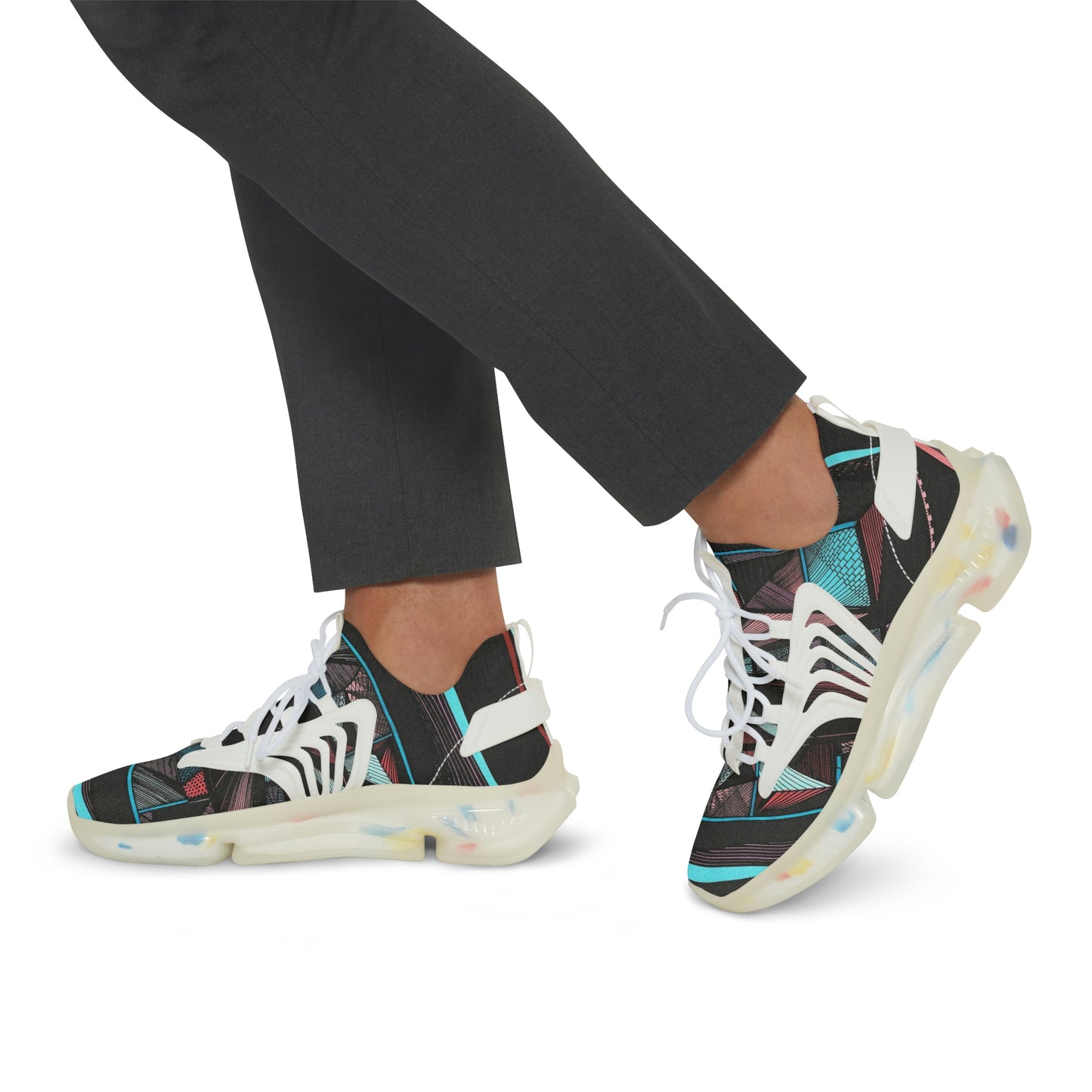 DUO MEGALOPOLIS Men's Mesh Sneakers