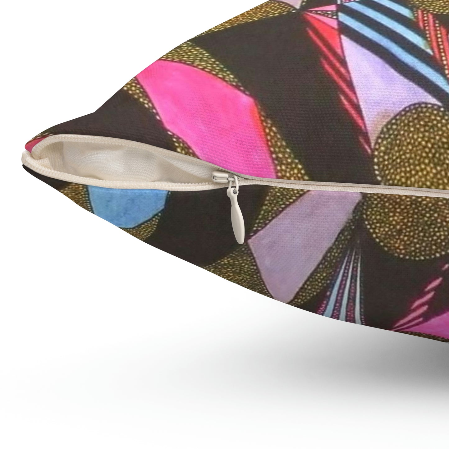 ABSTRACT COLONNADE Spun Polyester Square Pillow