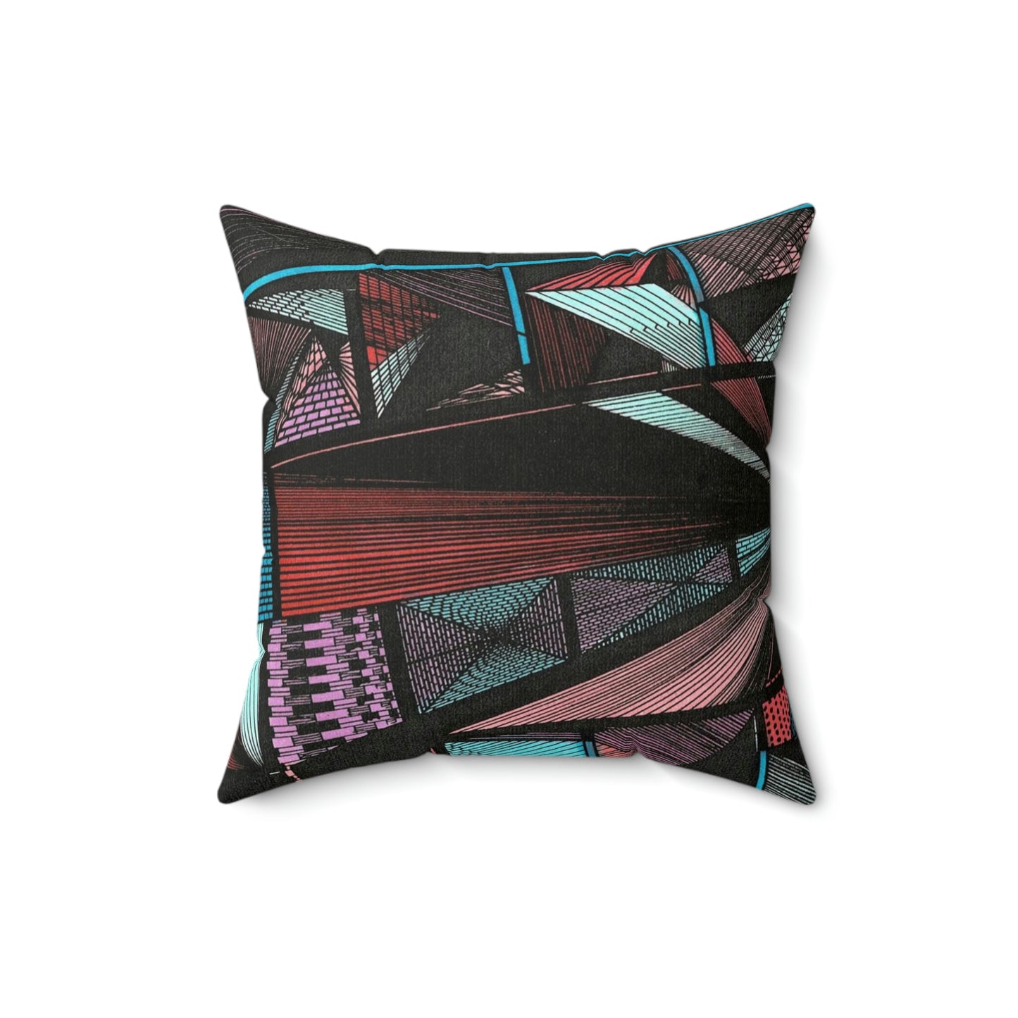 DUO MEGALOPOLIS Spun Polyester Square Pillow