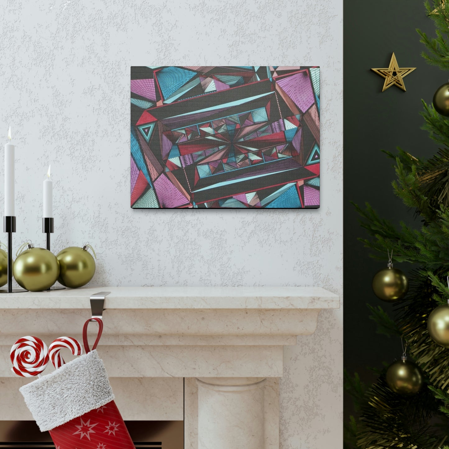 LIGHT DUO MEGALOPOLIS Canvas Gallery Wraps