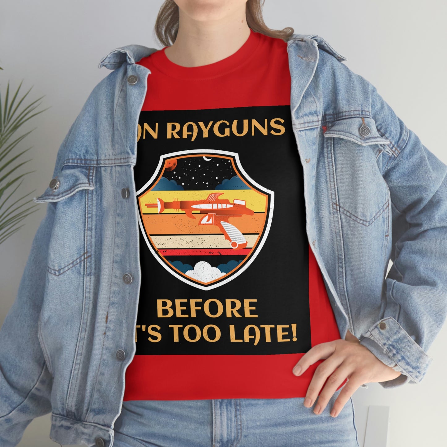 BAN RAYGUNS Unisex Heavy Cotton Tee