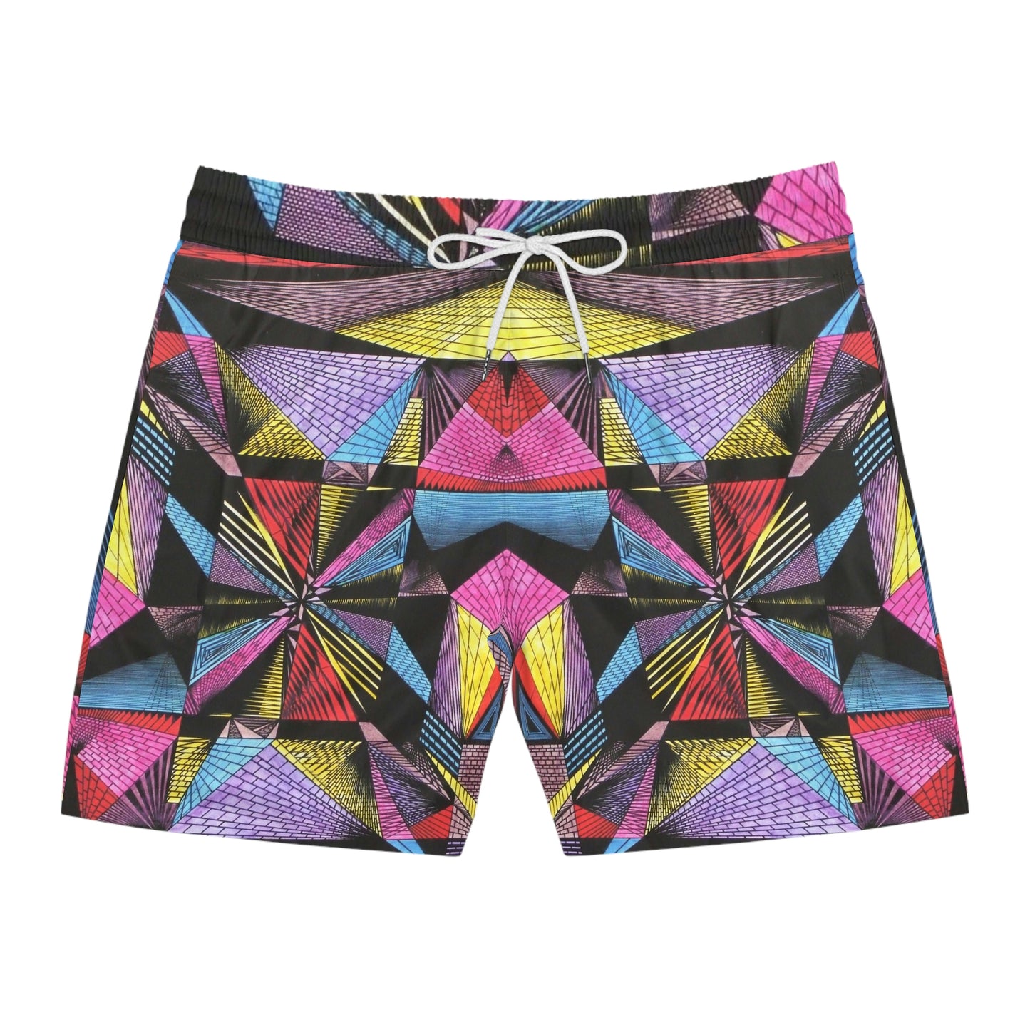 EDIFACE Men's Mid-Length Swim Shorts (AOP)