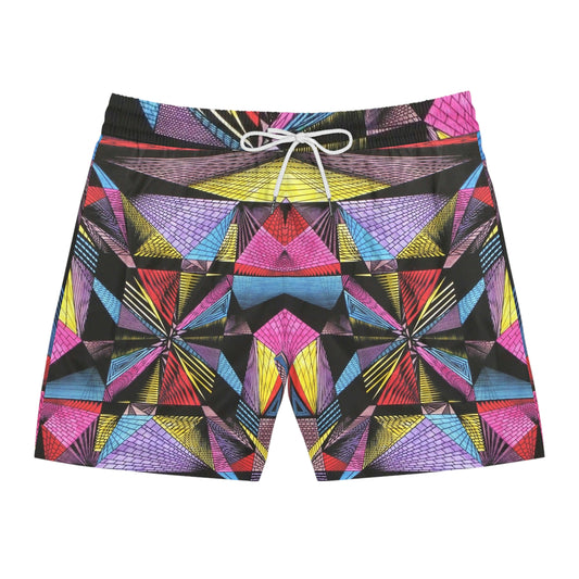 EDIFACE Men's Mid-Length Swim Shorts (AOP)