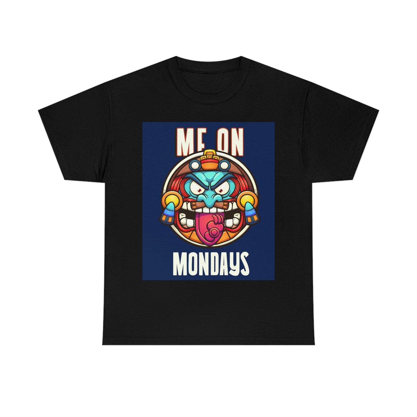 ME ON MONDAYS (BLUE) Unisex Heavy Cotton Tee