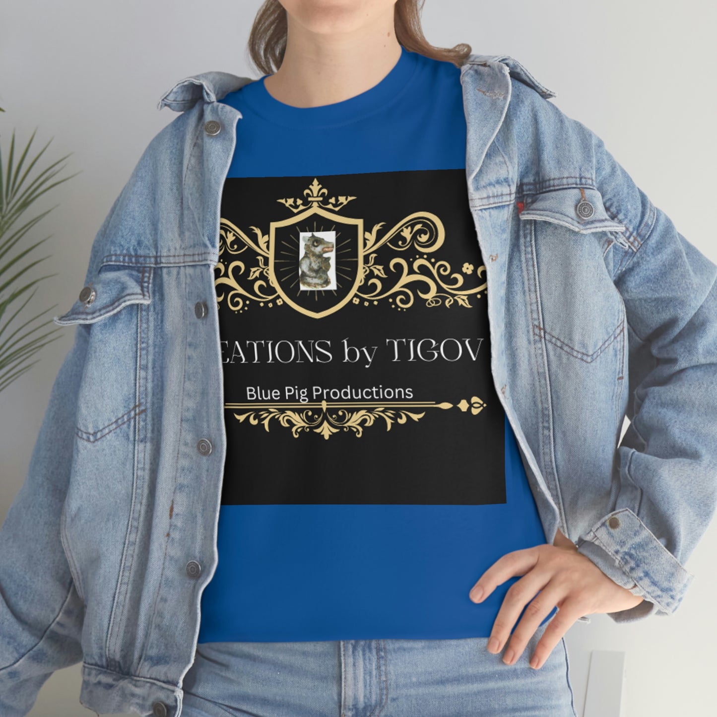 CREATIONS BY TIGOV Unisex Heavy Cotton Tee