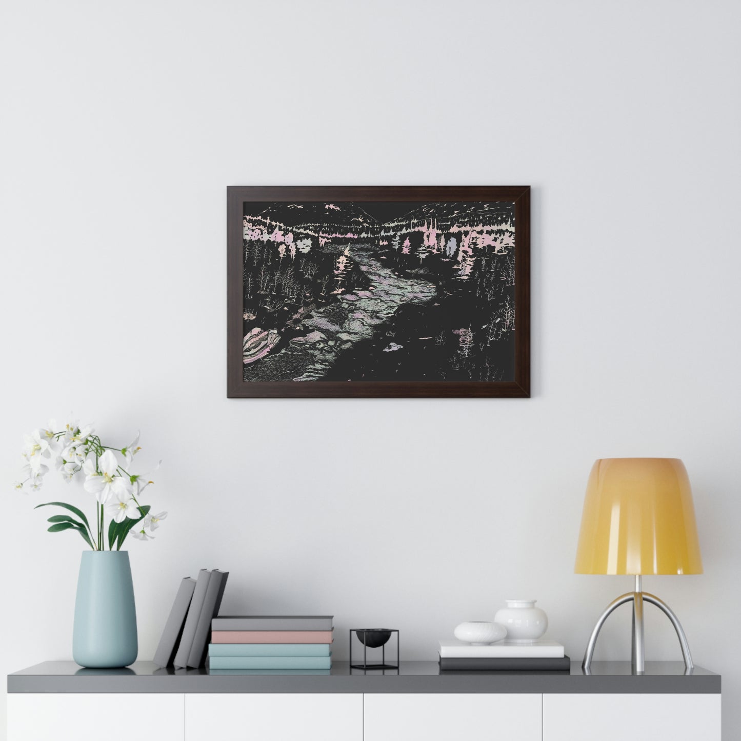 WONDERLUST Framed Horizontal Poster