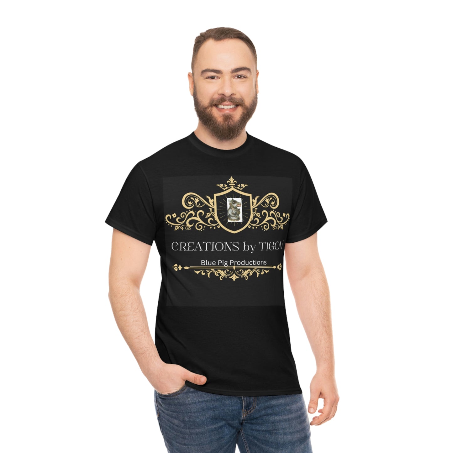 CREATIONS BY TIGOV Unisex Heavy Cotton Tee