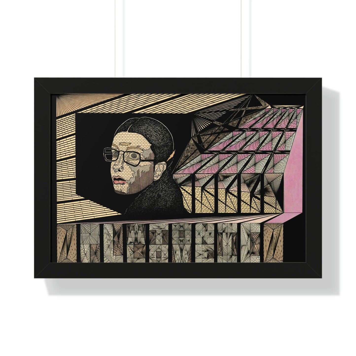 PLATONIC LOVE Framed Horizontal Poster