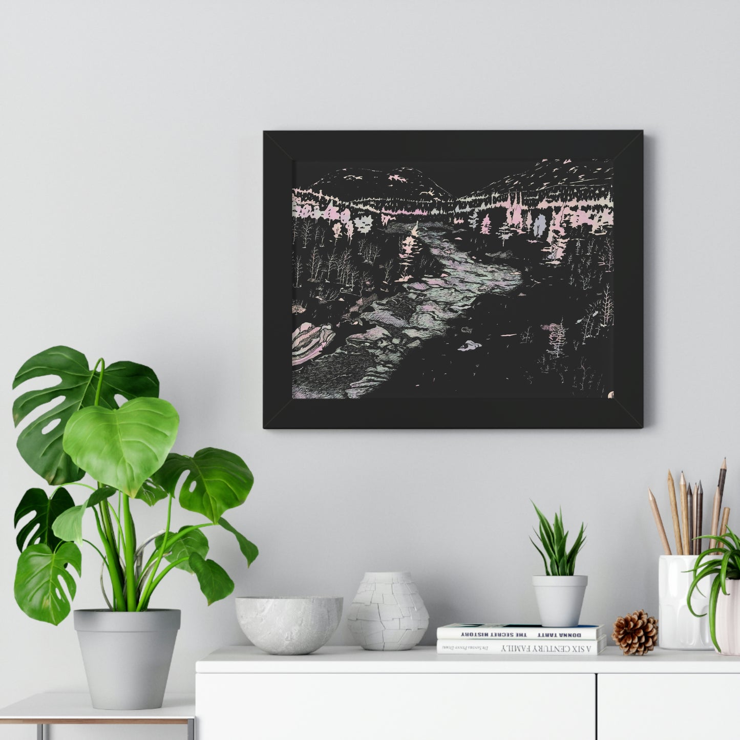 WONDERLUST Framed Horizontal Poster