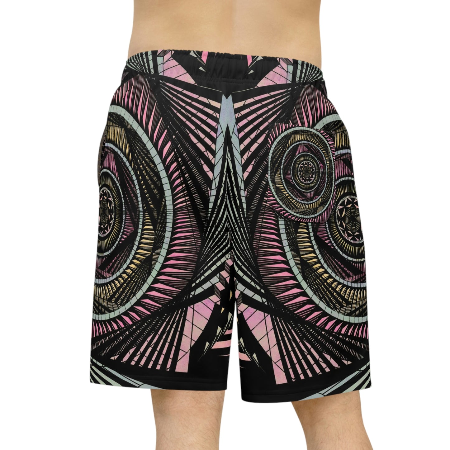 CITADEL (PASTEL)  Athletic Long Shorts (AOP)