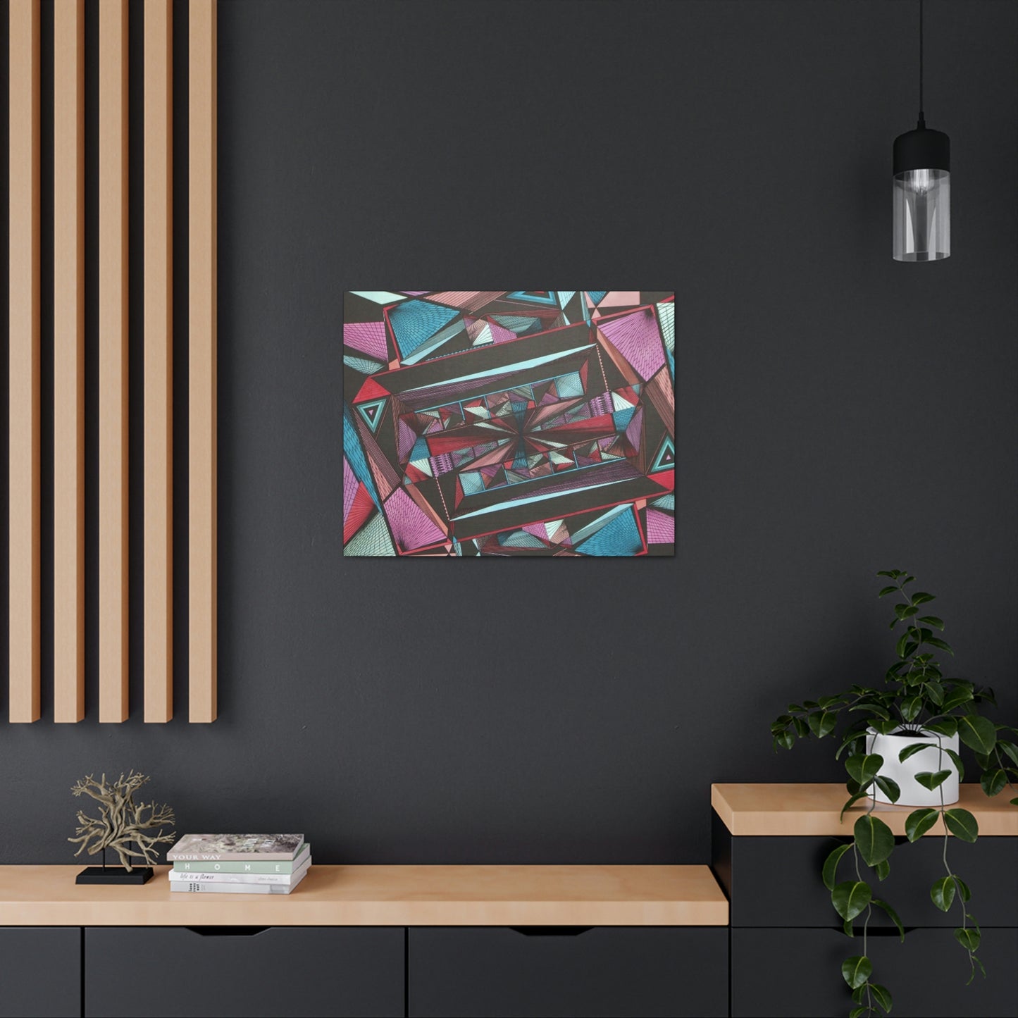 LIGHT DUO MEGALOPOLIS Canvas Gallery Wraps