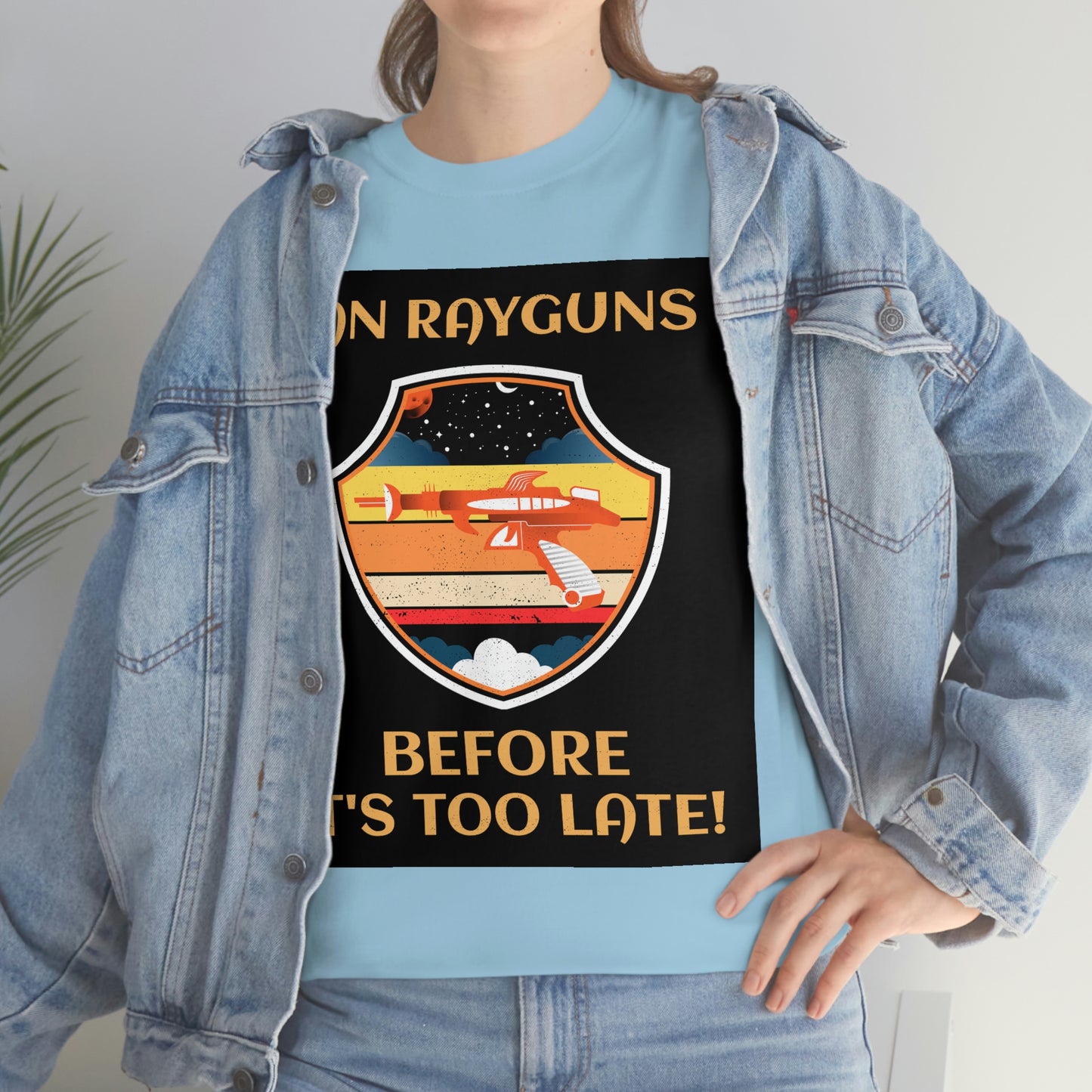 BAN RAYGUNS Unisex Heavy Cotton Tee