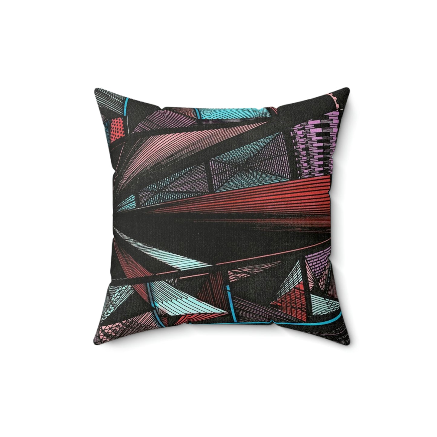 DUO MEGALOPOLIS Spun Polyester Square Pillow