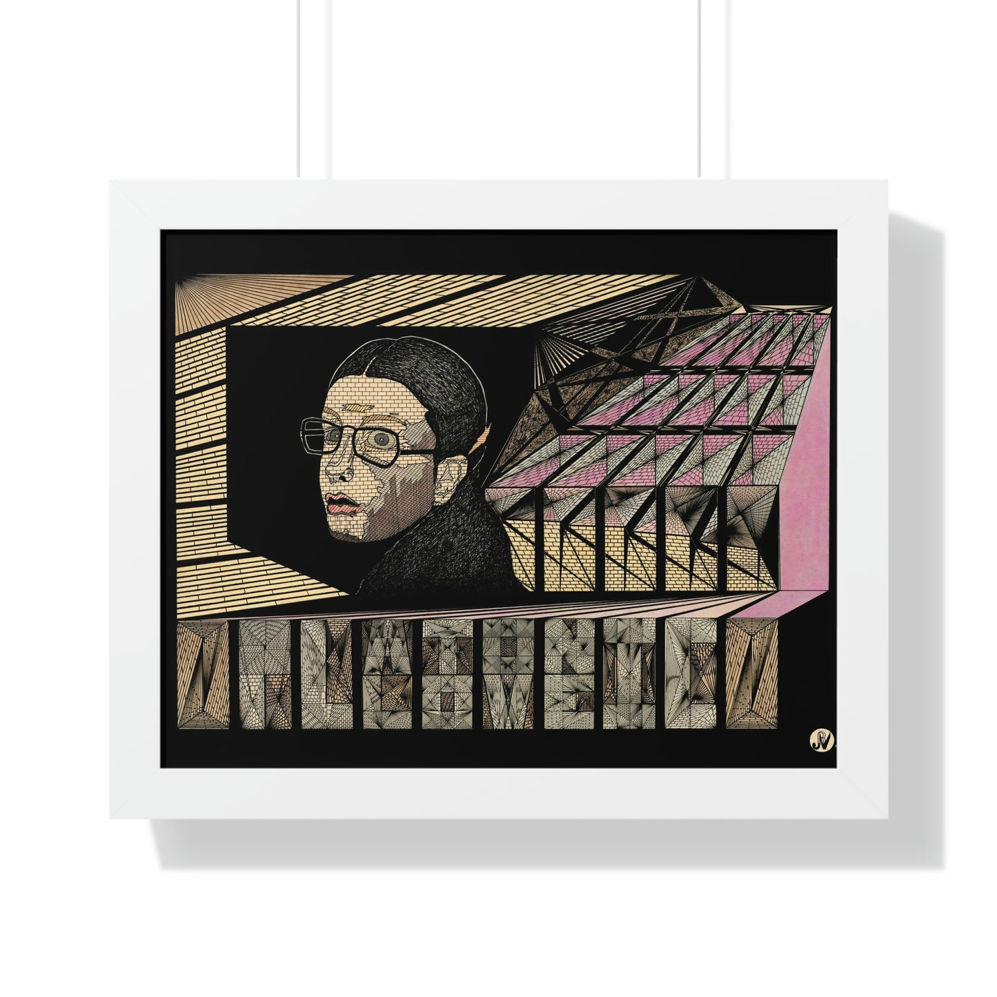 PLATONIC LOVE Framed Horizontal Poster