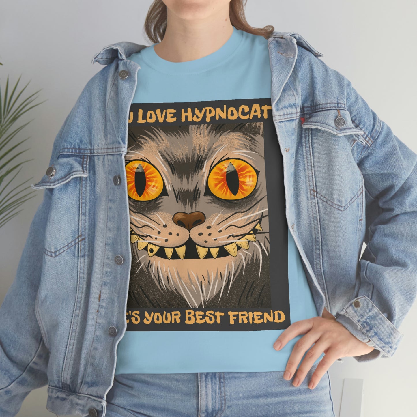 YOU LOVE HYPNOCAT Unisex Heavy Cotton Tee