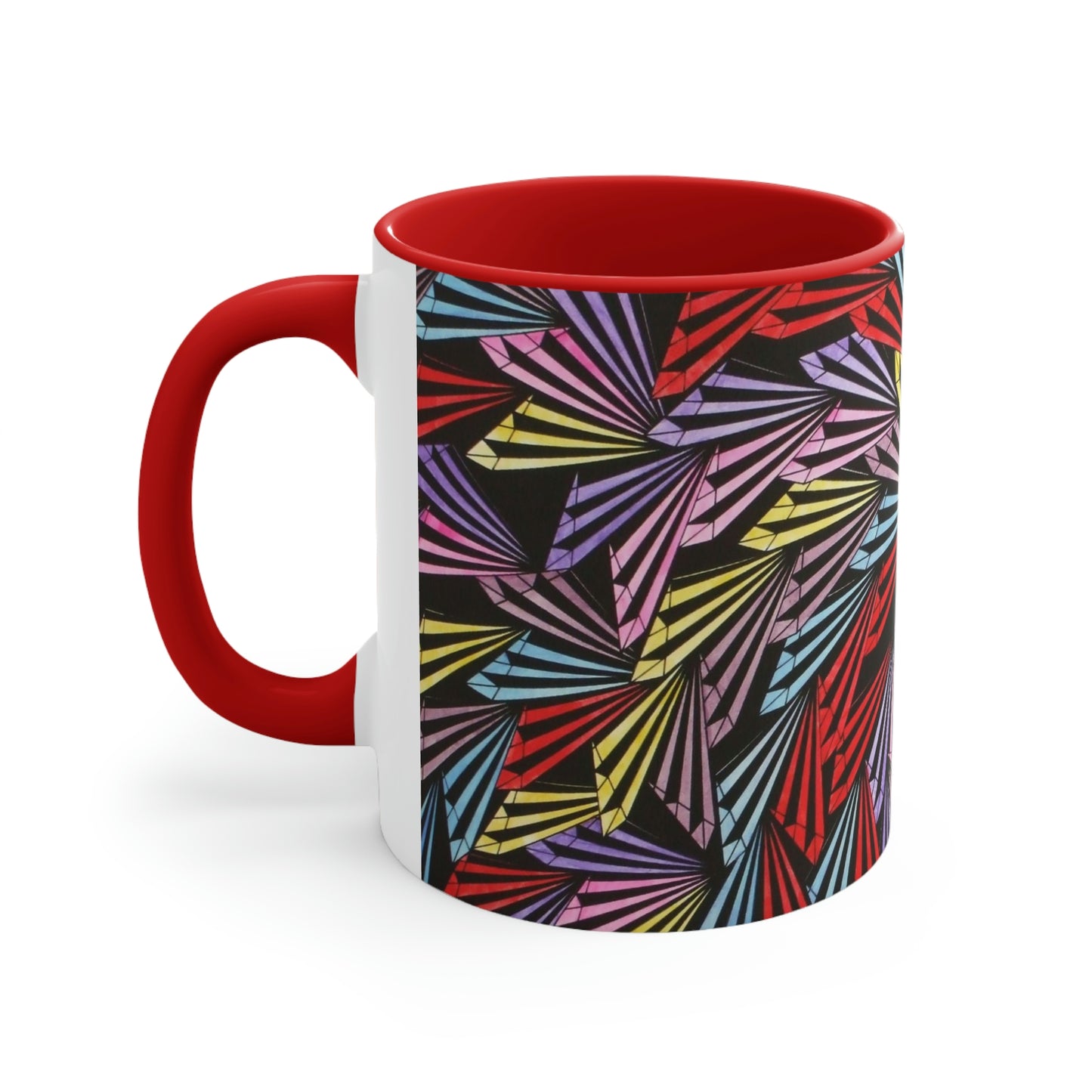 PINWHEEL Accent Coffee Mug, 11oz