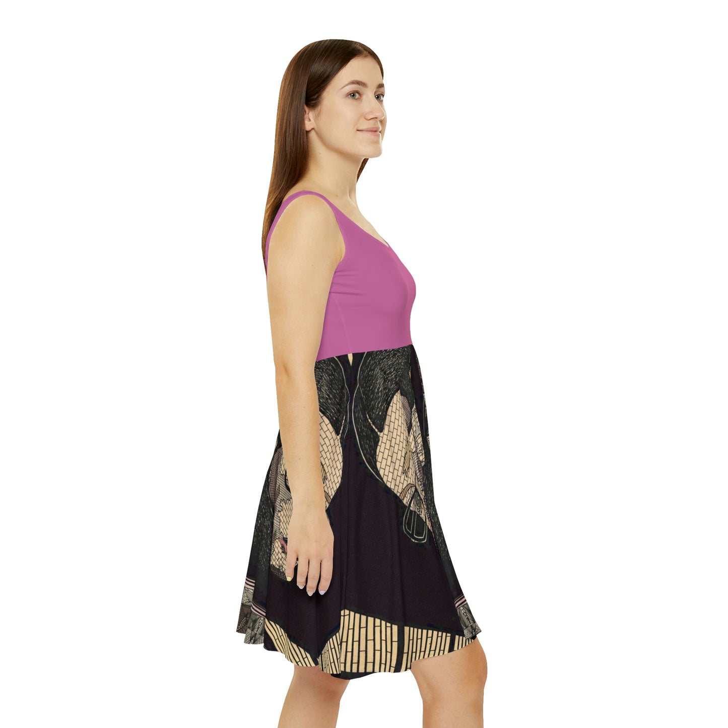 PINK PLATONIC LOVE Women's Skater Dress