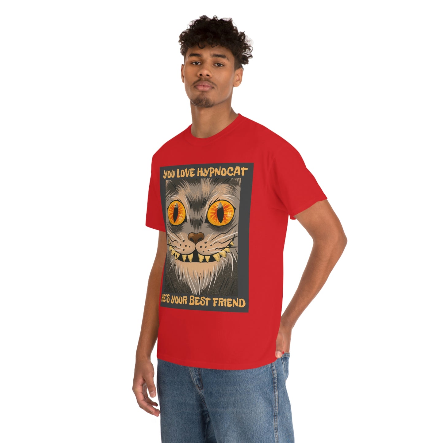 YOU LOVE HYPNOCAT Unisex Heavy Cotton Tee