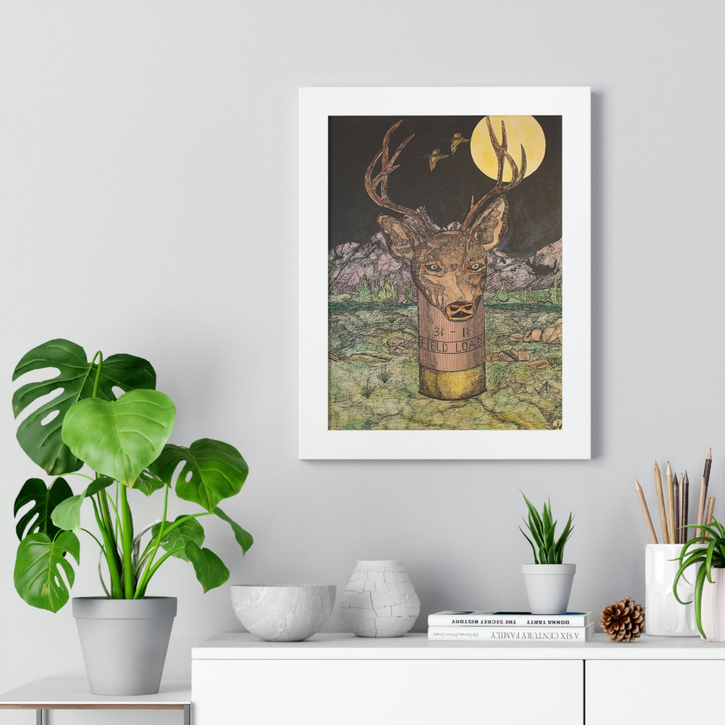 BUCKSHOT Framed Vertical Poster