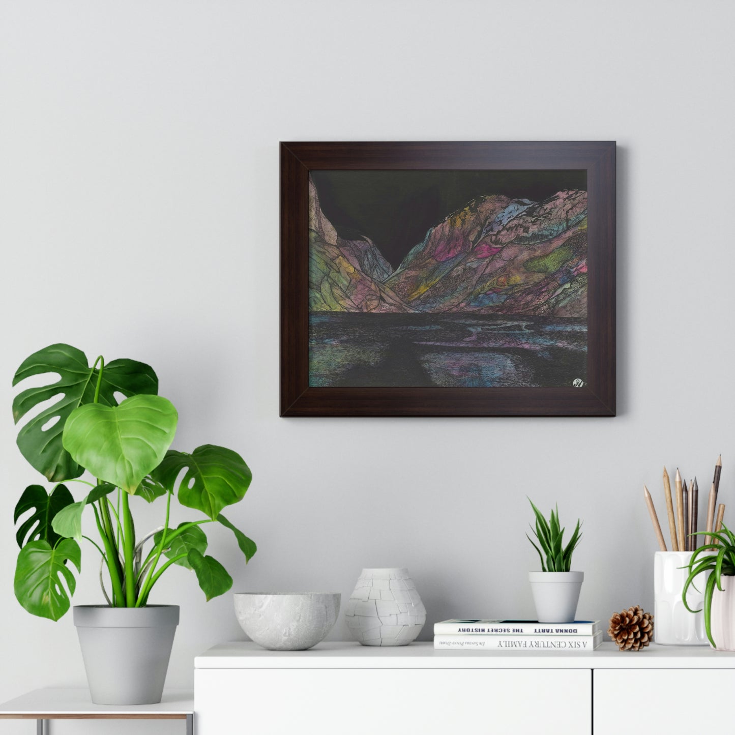 LAKE GUDVAGAN Framed Horizontal Poster