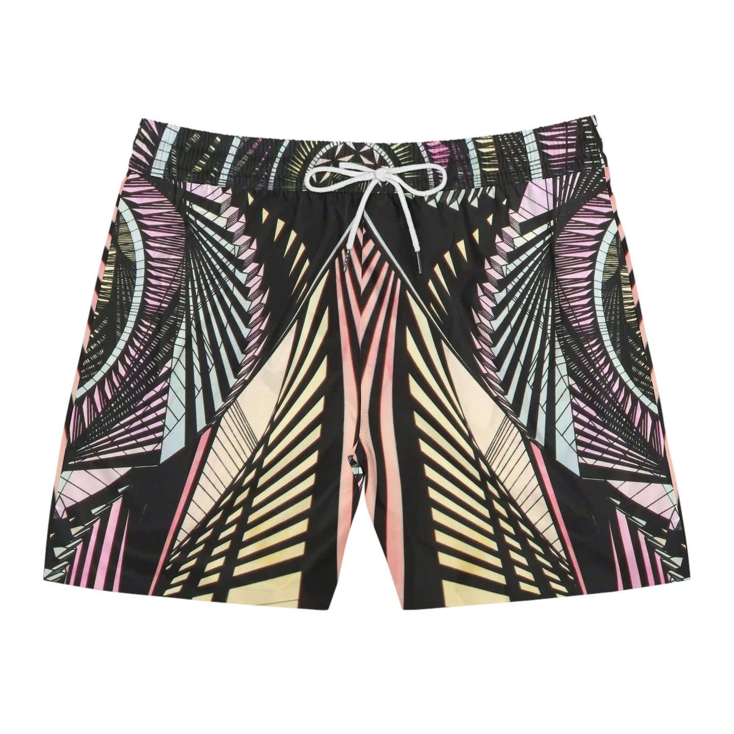 CITADEL (PASTEL) Men's Mid-Length Swim Shorts (AOP)