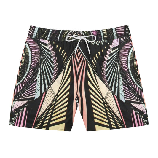 CITADEL (PASTEL) Men's Mid-Length Swim Shorts (AOP)