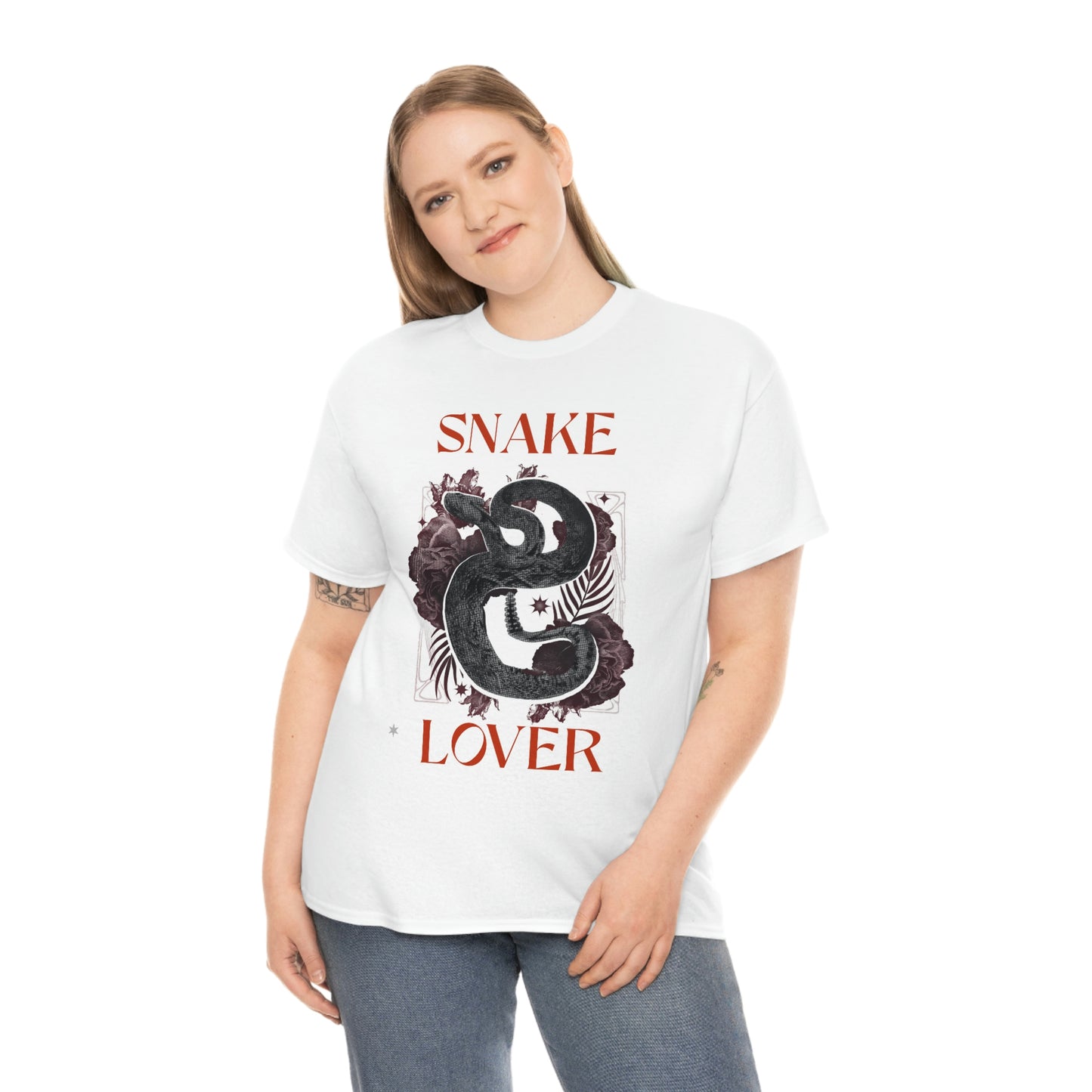 SNAKE LOVER Unisex Heavy Cotton Tee